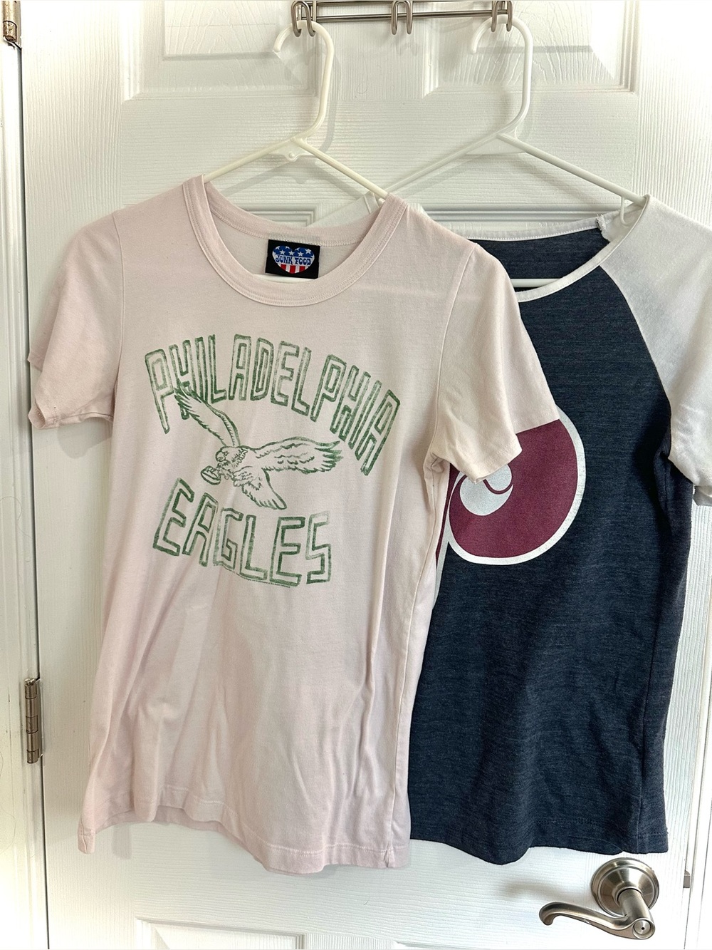 (2) Women's Size Medium Philadelphia
Shirts (Phillies and Eagles)